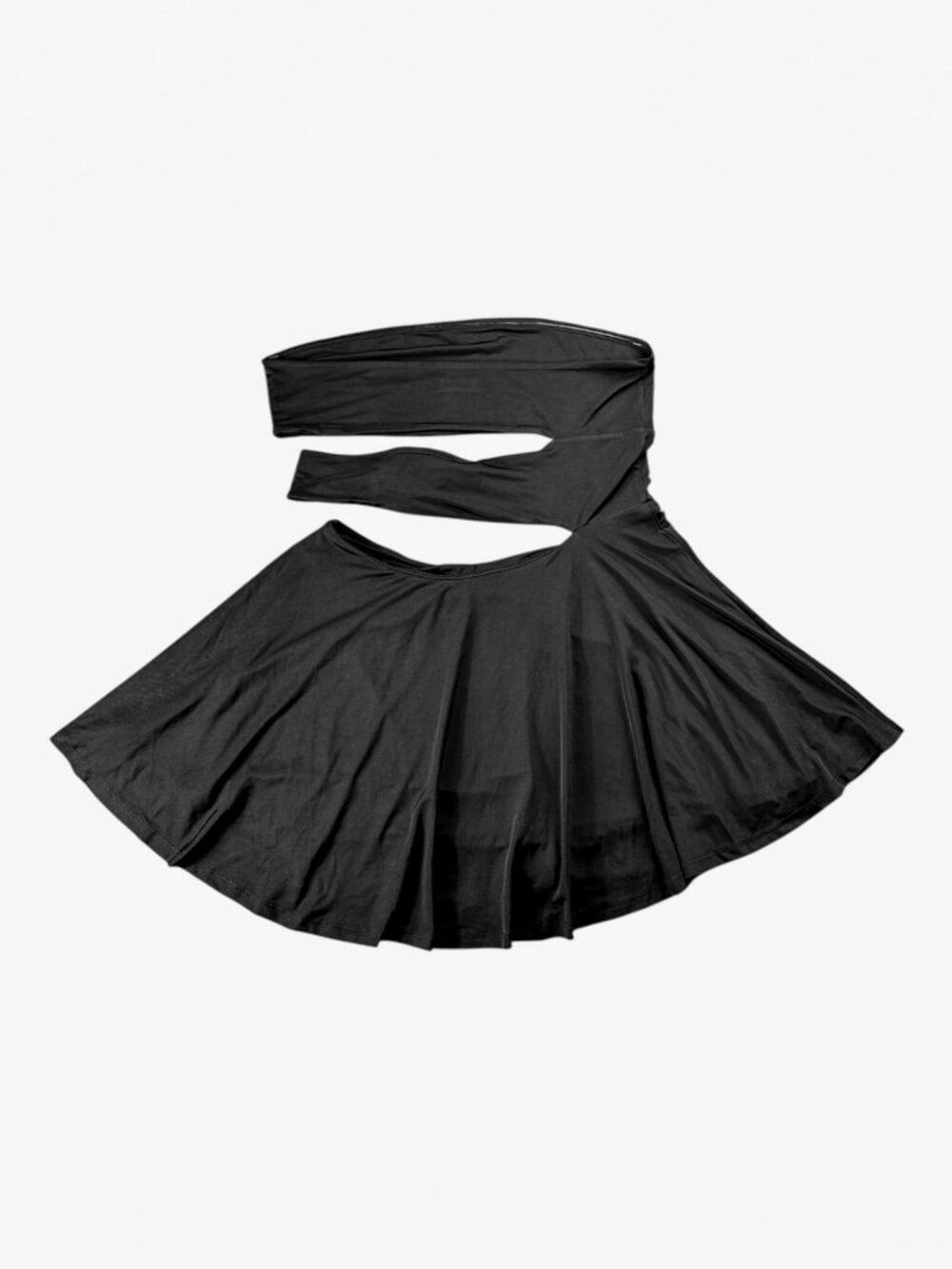 NWT Meshki Montanna Strapless Rose Mini Dress Black Women's Plus Size 3XL - Picture 3 of 6